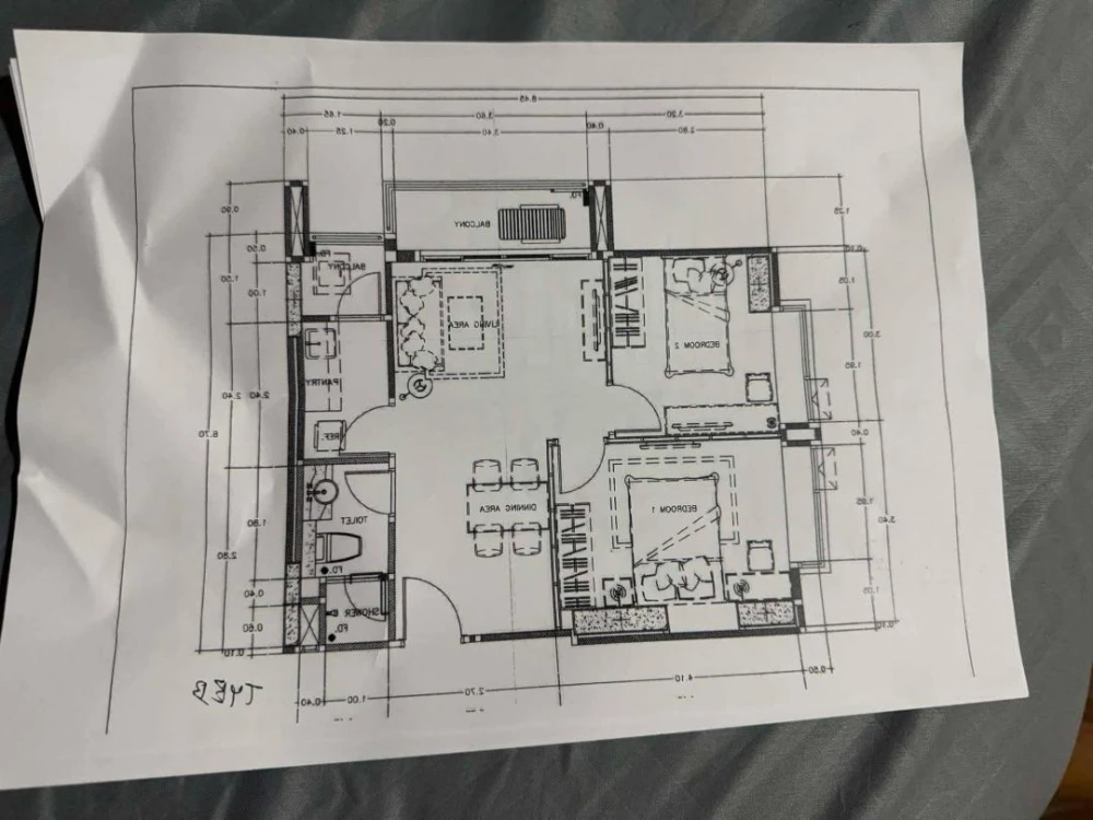 Condo for sale, TC Green Rama 9, empty room, open, wide area, hurry and reserve now+++