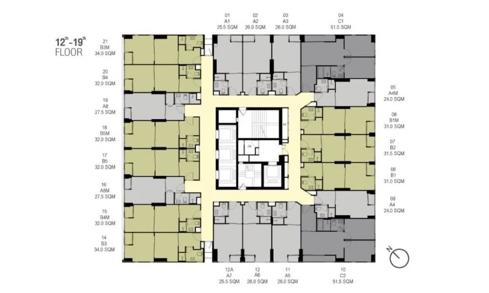 For sale: Culture Thonglor, high floor room, spacious, comfortable, hurry and book now!!!