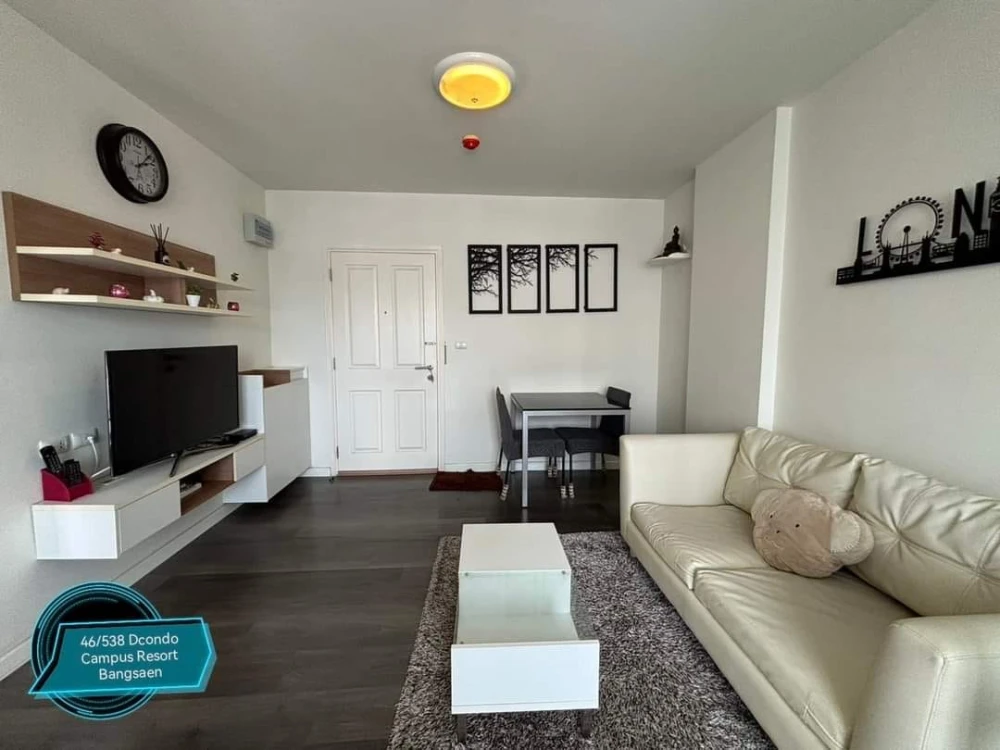 For sale: Dcondo Campus Resort Bangsaen, a comfortable room with complete decorations
