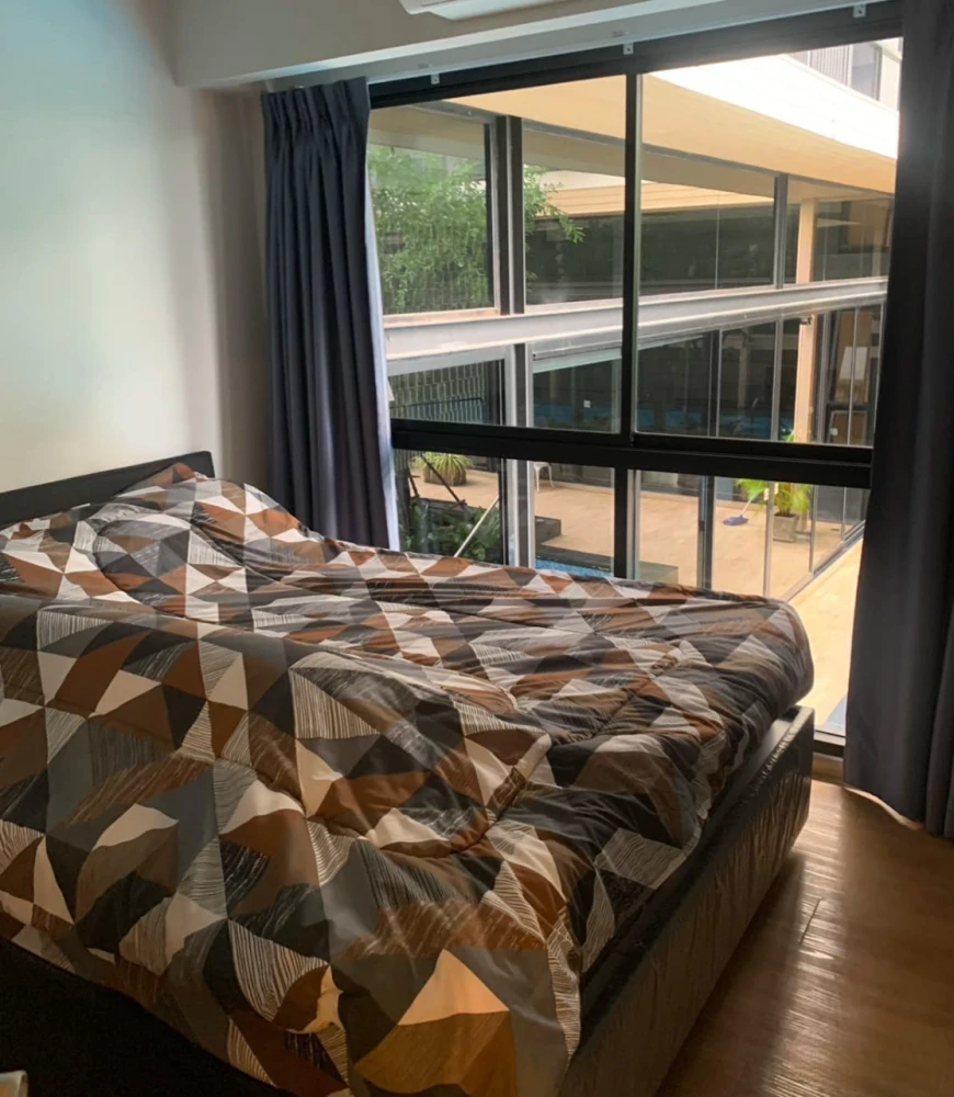 For sale: FELIC LADPRAO-WANGHIN 79, 3rd floor, corner room, balcony with swimming pool view, good atmosphere, very quiet, you can't miss this opportun