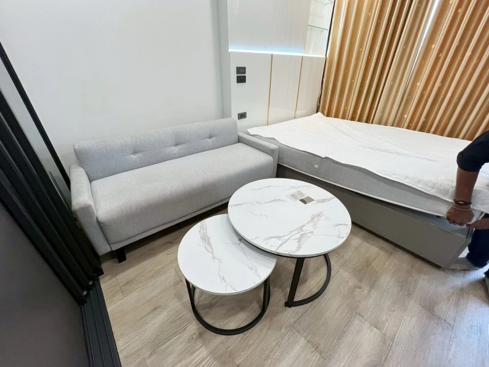 For sale or rent: Groove Scape Ladprao-Sutthisan, ready to move in, fully furnished + complete electrical appliances. Reserve now, don't miss out!