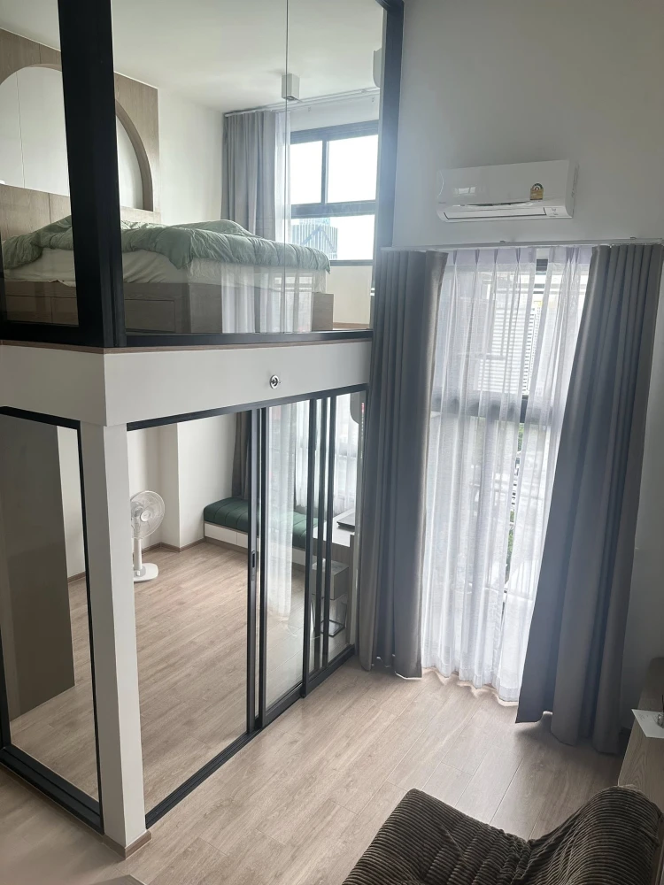 IDEO RAMA 9–ASOKE for sale, a nice room on a high floor, spacious and comfortable, just bring your bag and move in+++