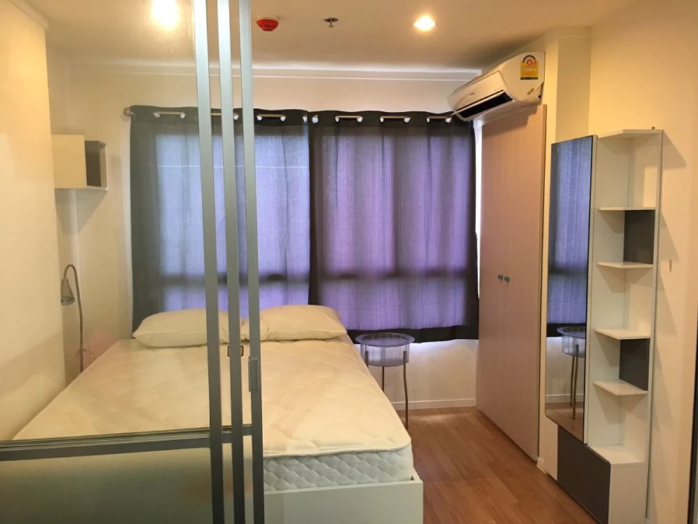 For sale: Lumpini Mega City Bangna, 12th floor, partitioned room, fully furnished. Interested? Reserve now. Don't miss out!