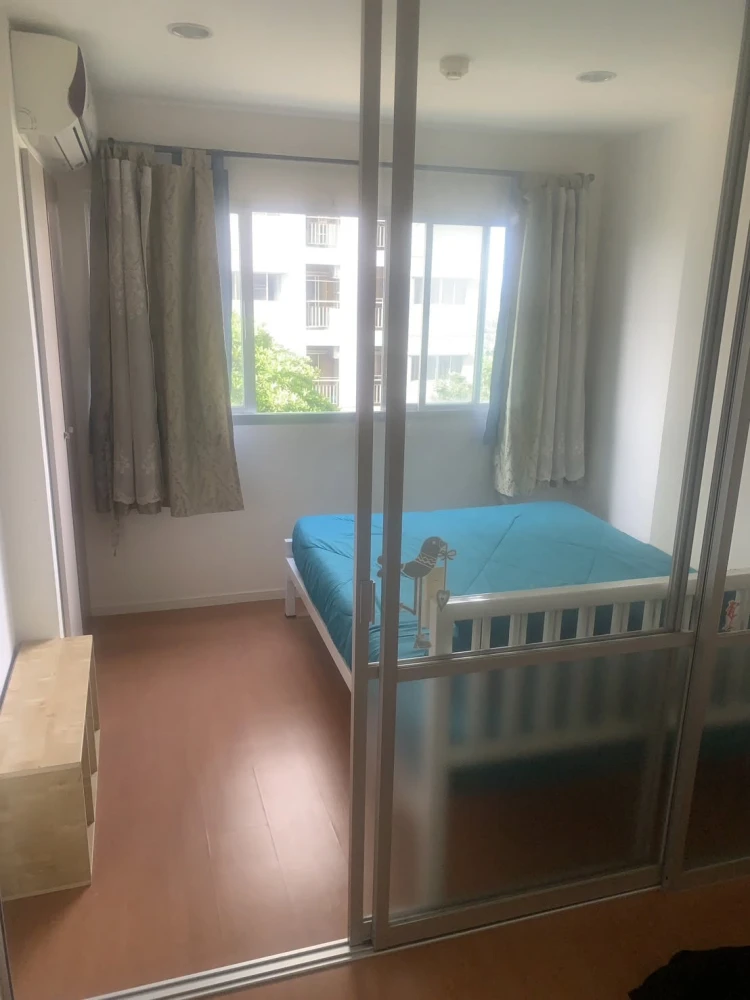 Selling Lumpini Mega City Bangna. Mega Bangna view, unobstructed view, good ventilation, some furniture included. Ready to move in.