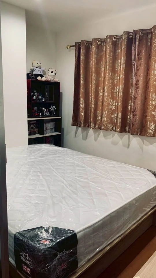 Selling Lumpini Mega City Bangna 1 bedroom, 1 bathroom unit. Fully furnished with complete amenities. Book now!