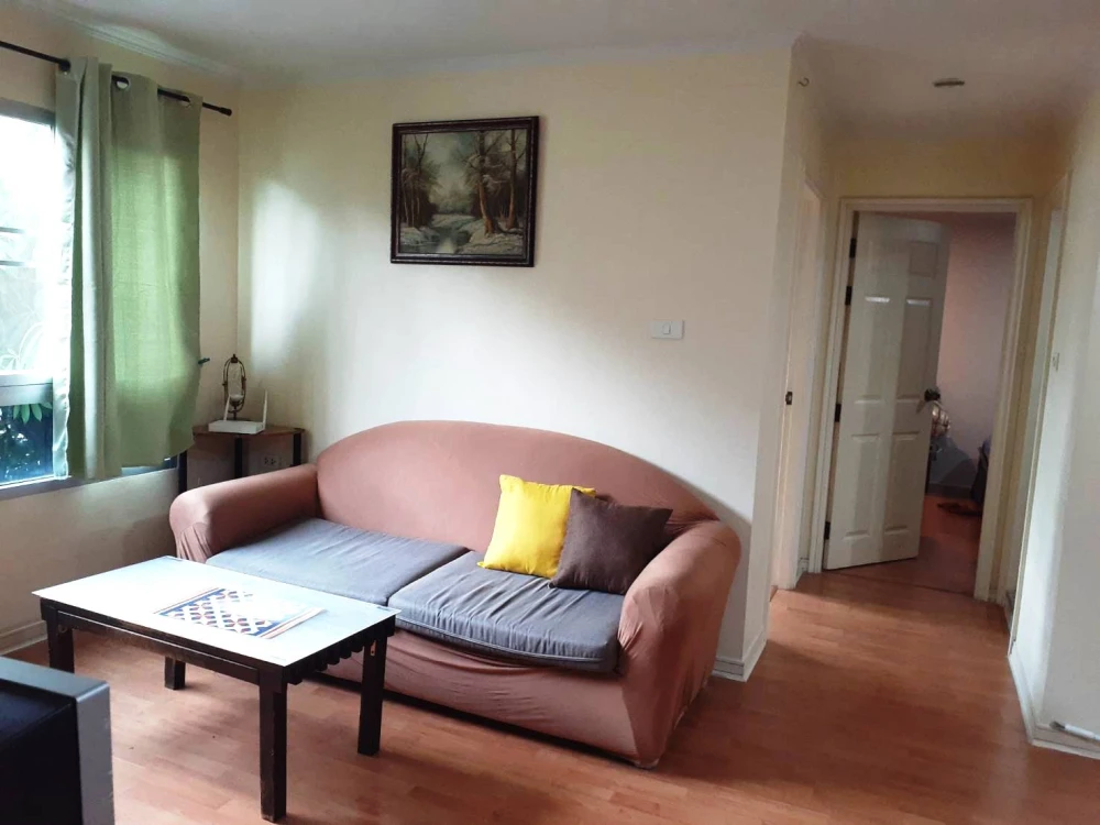 For sale: Lumpini Ville Cultural Center, 3rd floor, fully furnished, nice room, reserve now!