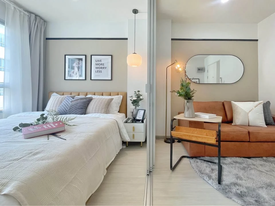 For sale: Lumpini Ville On Nut–Phatthanakan. Beautifully decorated room with a theme. Comes with complete furniture. Don't miss out on this great deal