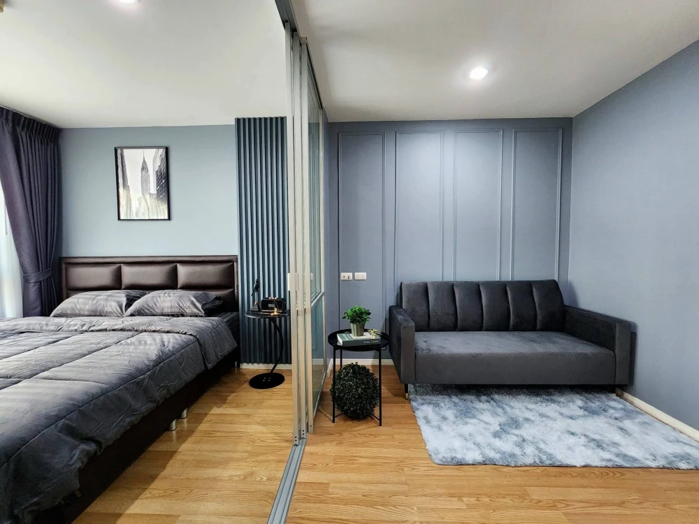 Selling Lumpini Ville Onnut 46, 1 bedroom, 1 bathroom. The interior is decorated in a coordinated style and comes fully furnished. Don't miss out!