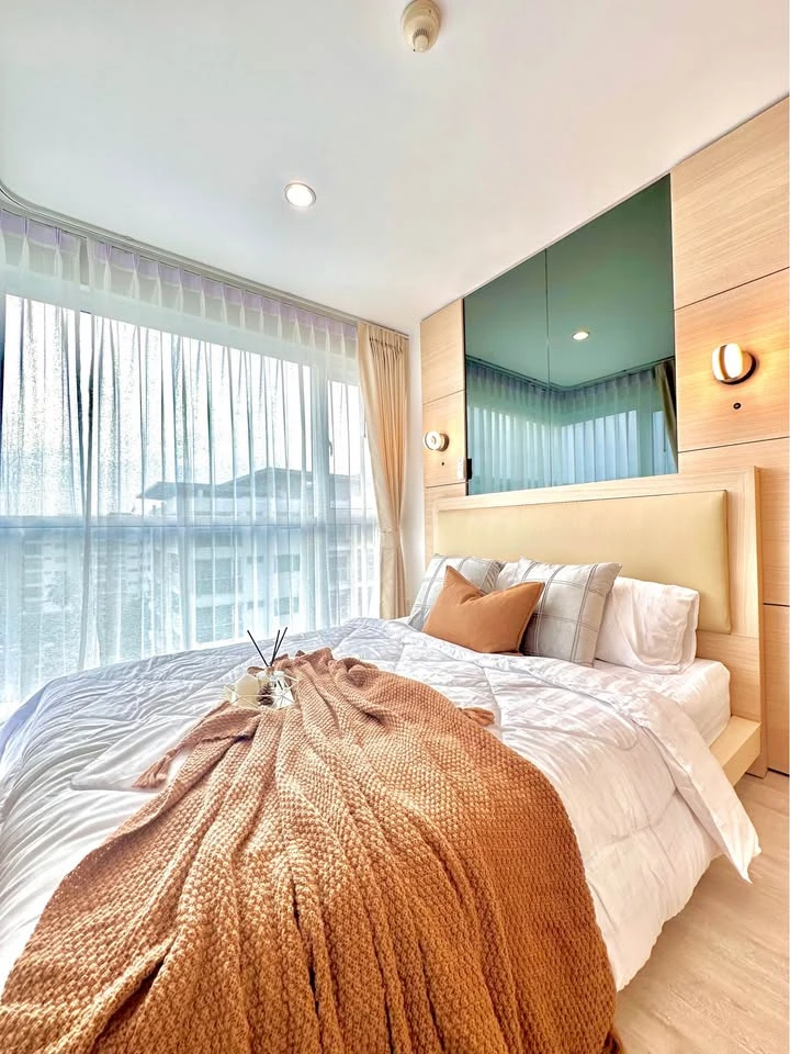 Metro Park Sathorn for sale, 2 bedrooms, corner unit, fully built-in, decorated in a modern minimalist style. Hurry and reserve now!