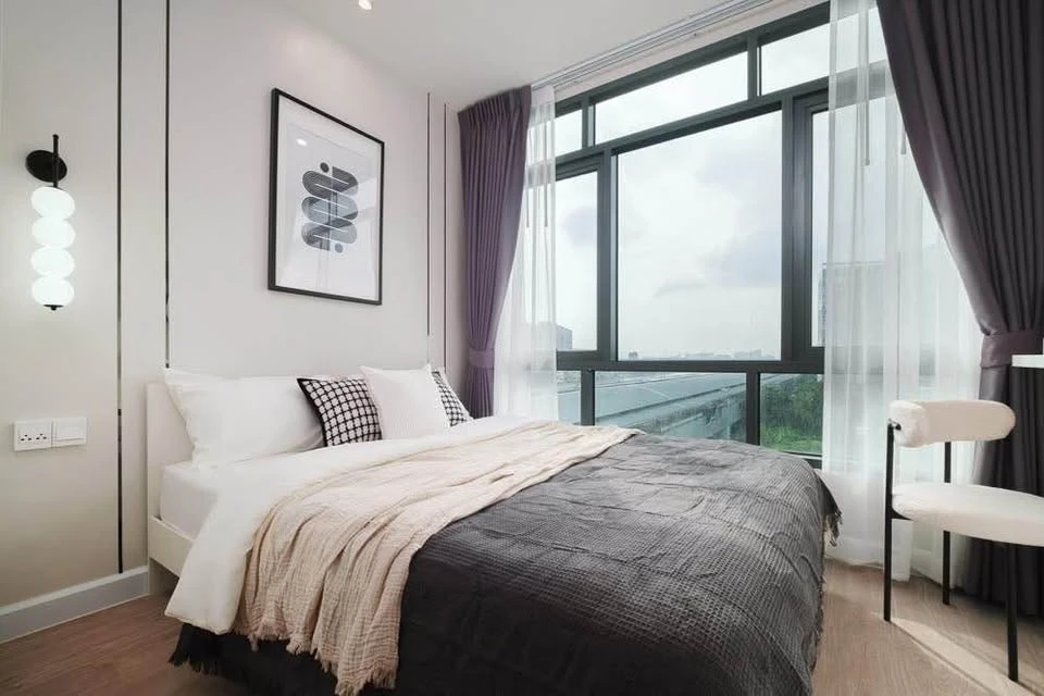 For sale: Metro Sky Prachachuen, 1 bedroom, 1 bathroom, beautifully decorated, 9th floor, beautiful view, not blocked, don't miss it.