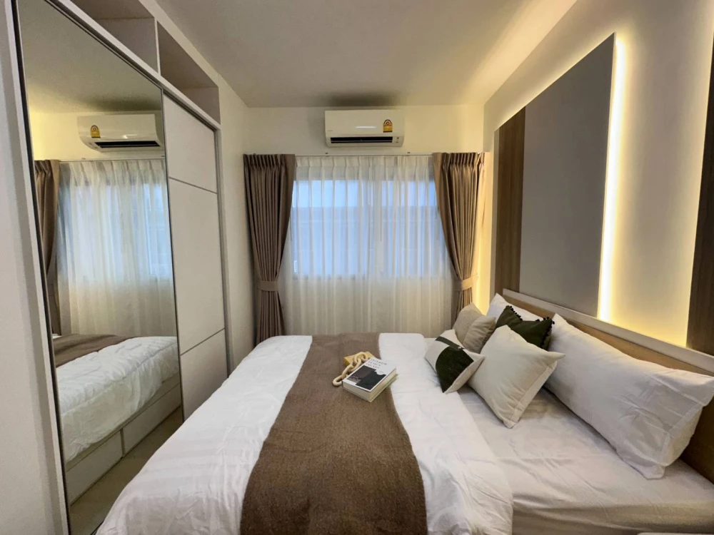 For sale: My Condo Sukhumvit 103, beautifully decorated room, fully equipped with convenient amenities, great price, hurry and reserve now, don't dela