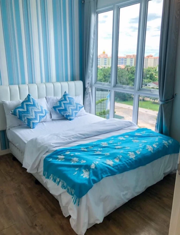For sale: Neo Condo Sea View Pattaya @Jomtien, 1 bedroom, 1 bathroom, fully furnished, with beautiful wallpaper. Don't miss out!