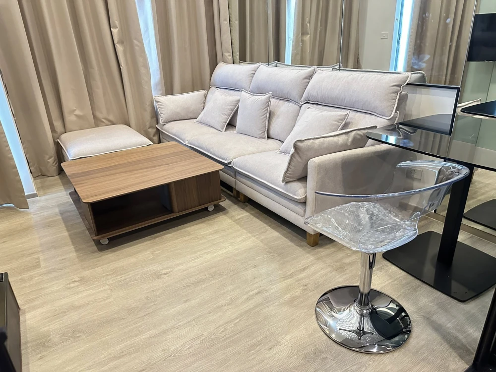 Selling rent Origin Plug & Play Ramintra Duo room, 1.5 floor, pets allowed, 4.2 meter high ceiling. Book now, don't hesitate!