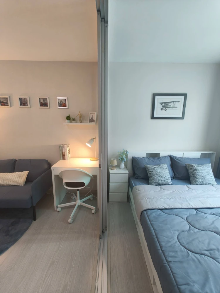 Plum Condo Ramkhamhaeng 60 Interchange for sale. Fully furnished and ready to move in. The best value in the Ramkhamhaeng area.