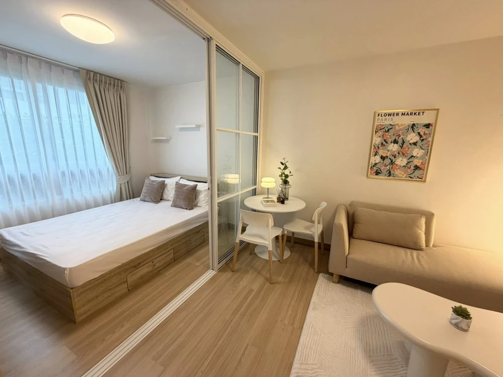 Plum Condo Paholyothin 89 for sale, 3rd floor, beautiful room, fully furnished, interested, reserve now, urgent.
