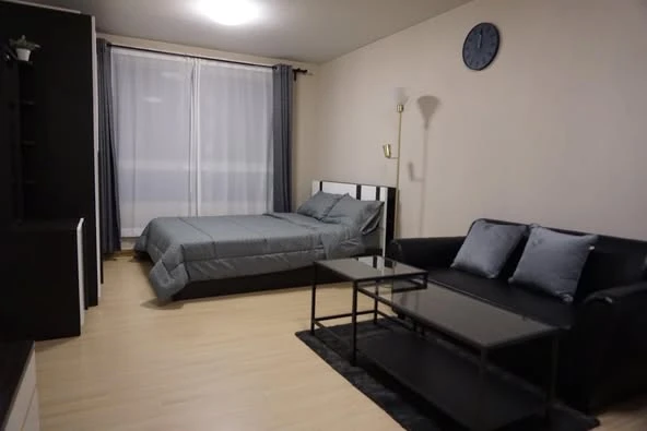 Plum Condo Paholyothin 89 for sale, 5th floor, corner room, fully furnished, ready to move in, buy now, don't miss out!