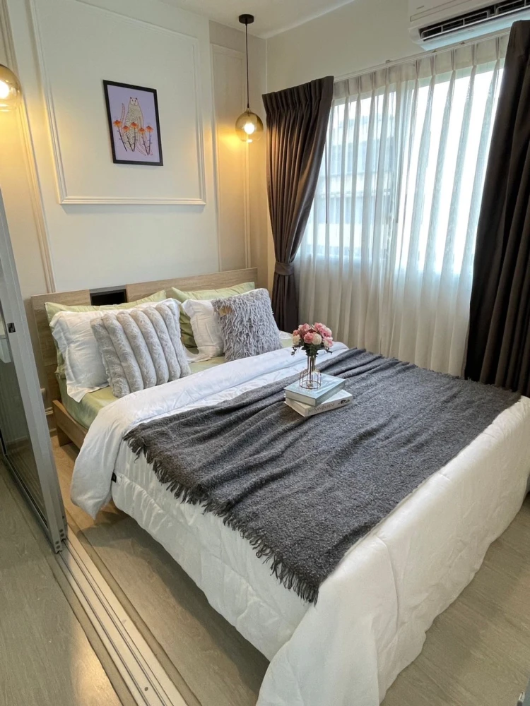 Plum Condo Park Rangsit for sale, 6th floor, beautiful unit, fully furnished. Book now!