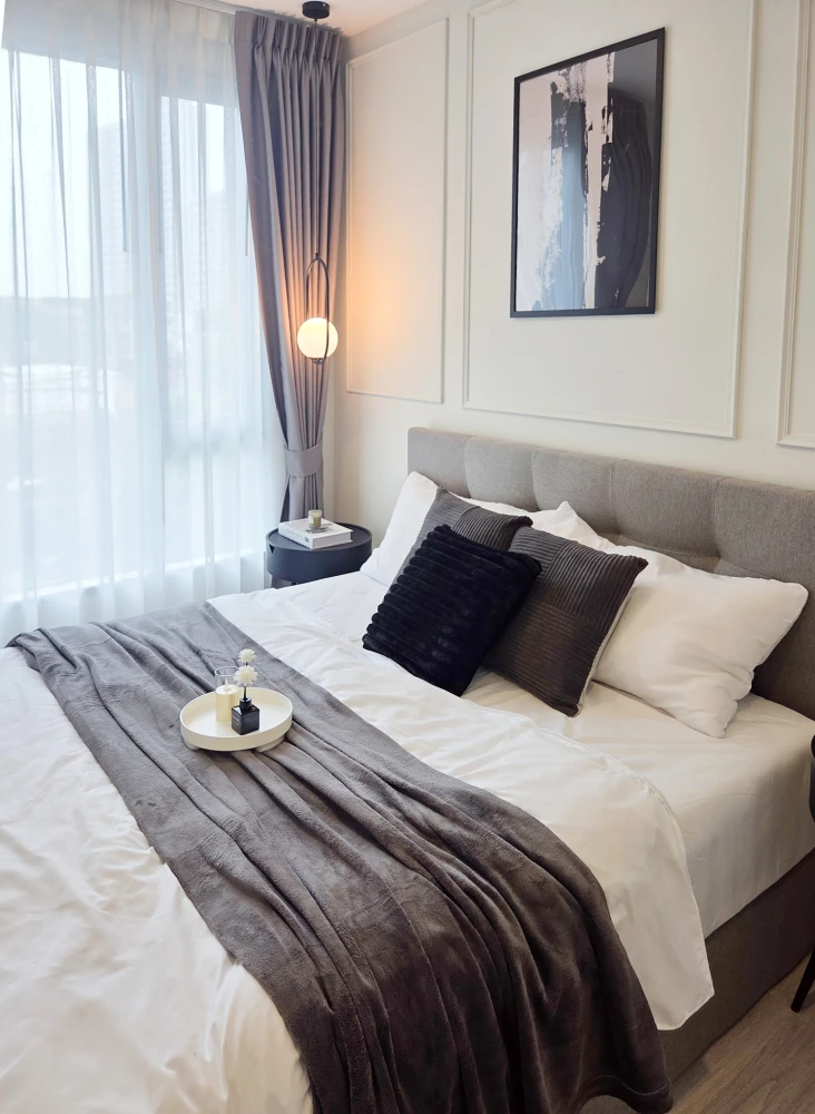 Plum Condo Ram 60 Interchange for sale, quiet atmosphere, beautiful room, fully furnished, ready to move in.