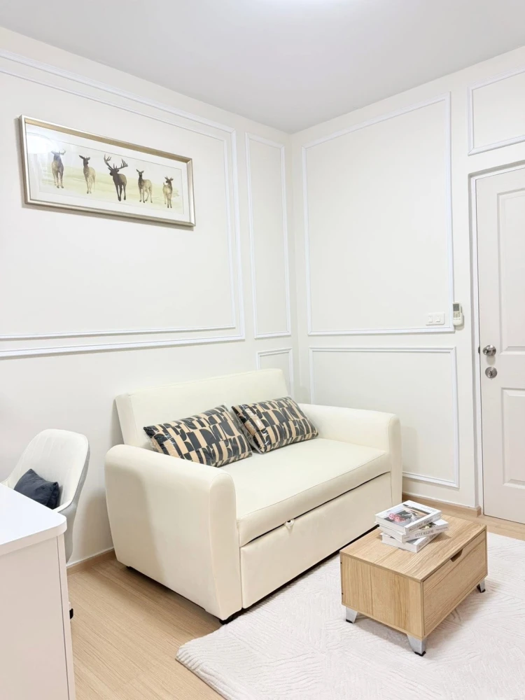 Plum Condo Samakkhi for sale, 5th floor, beautiful room, fully furnished, nice to live in. If interested, hurry and reserve now.