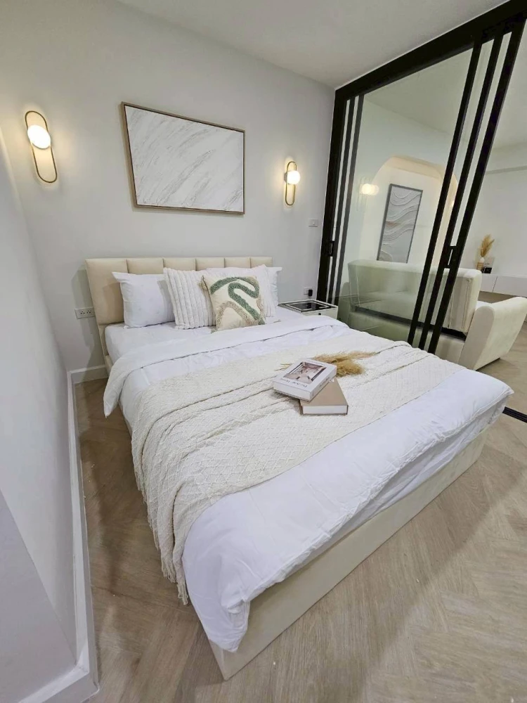 Ratchada City Condo for sale, spacious room, fully furnished + appliances, reserve now.