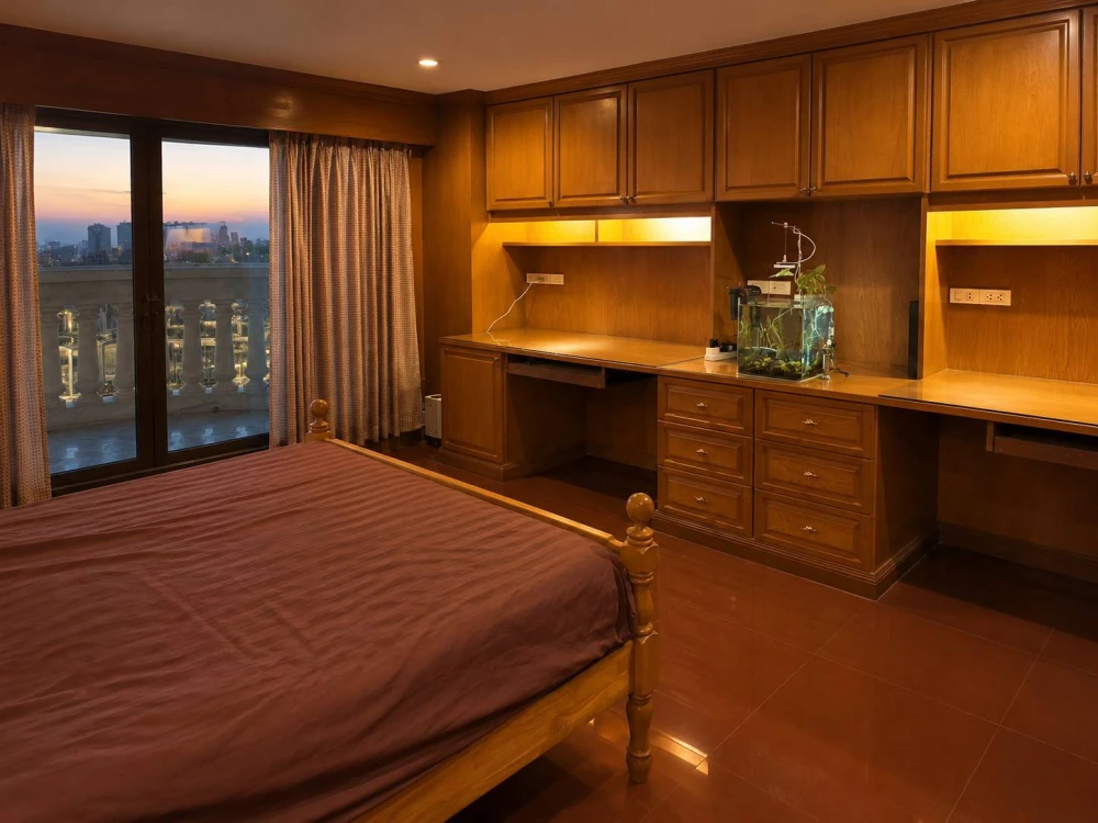 State Tower Condominium for sale, 46th floor. Stunning city view, beautiful unit, private and comfortable living environment. Fully furnished with bui