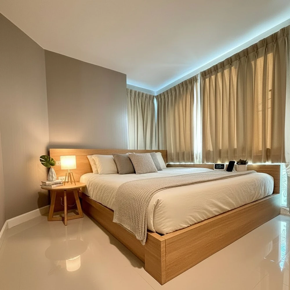 Swift Condo for sale, corner room with privacy, open view, not blocked, comes with complete furniture, hurry and reserve now.