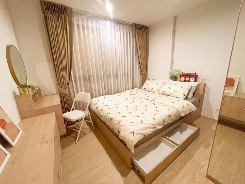 For sale: The Excel Ratchada 18, 5th floor, swimming pool view, fully furnished, ready to move in, hurry and reserve now.