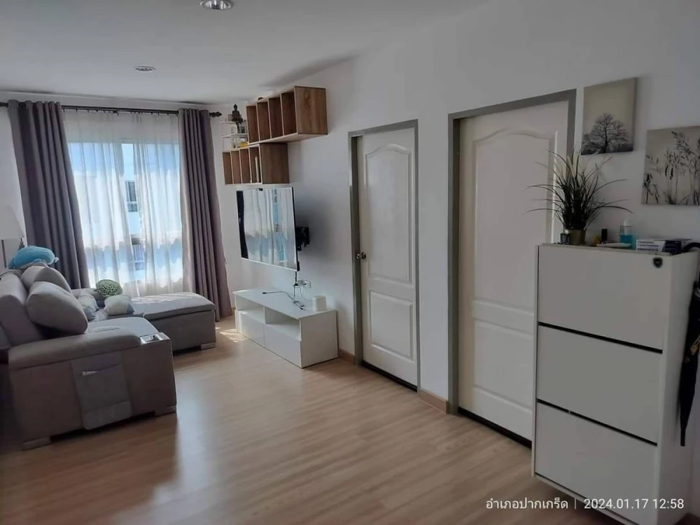 For sale: The KITH Tiwanon, 2 bedrooms, 7th floor, corner room, fully furnished, reserve now, don't wait, hurry!