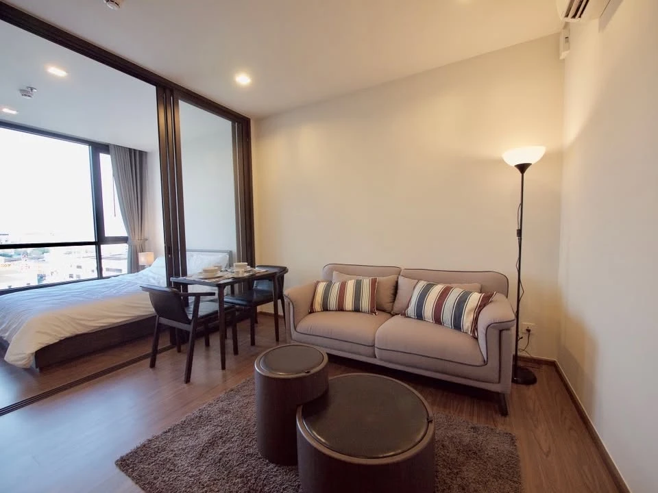 For sale: The Line Sukhumvit 71, size 34.69 sq m, 10th floor, comfortable, not cramped, fully furnished, ready to move in.