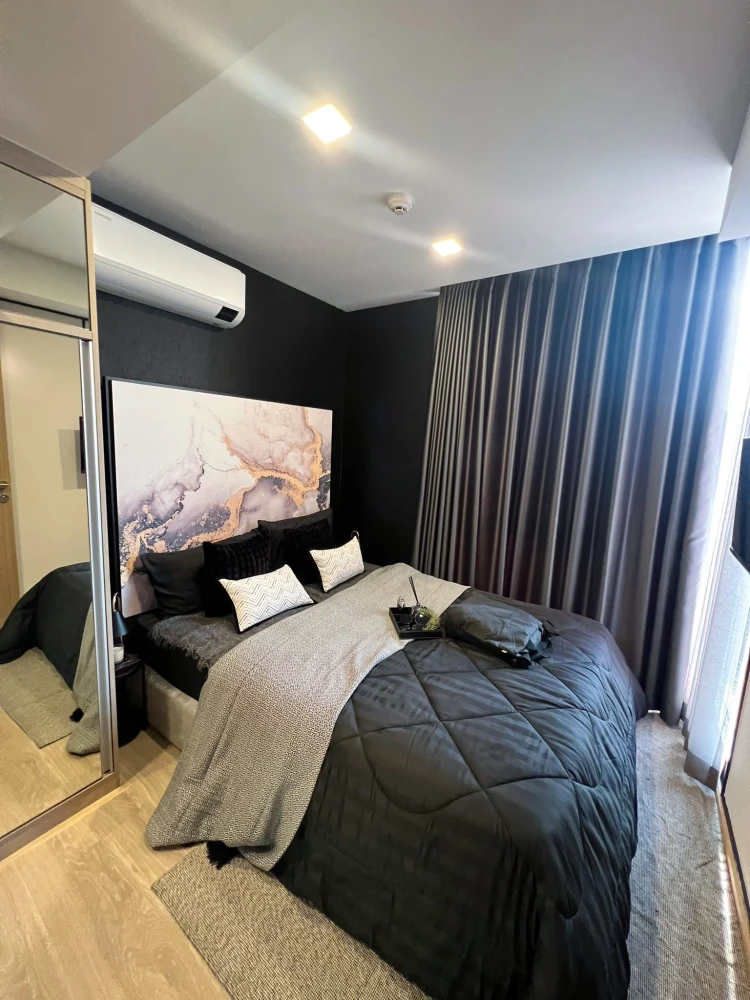 For sale: The Moment Ratchada 19, 1 bedroom, 1 bathroom, 4th floor, good location, convenient transportation, fully furnished, reserve now.