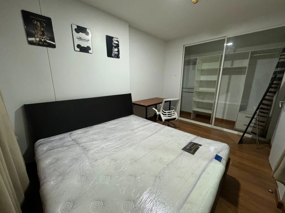 For sale: The Parkland Ratchada-Thapra, ready-to-move-in room, high floor, airy room, cool breeze, ventilated all day, not hot, hurry and book now+++