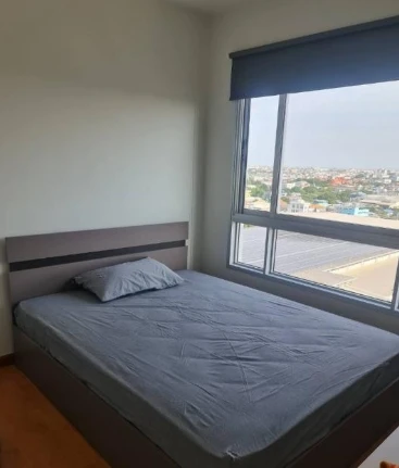 Selling a fully furnished unit at The President Sukhumvit-Samutprakan, 14th floor. Book now! Limited availability.