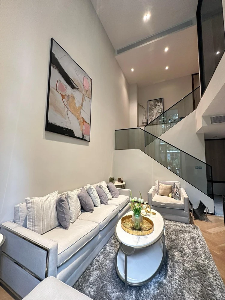 For sale: The Reserve Sukhumvit 61, 2-bedroom Duplex, Pool Access style, resort-like atmosphere, don't miss it.
