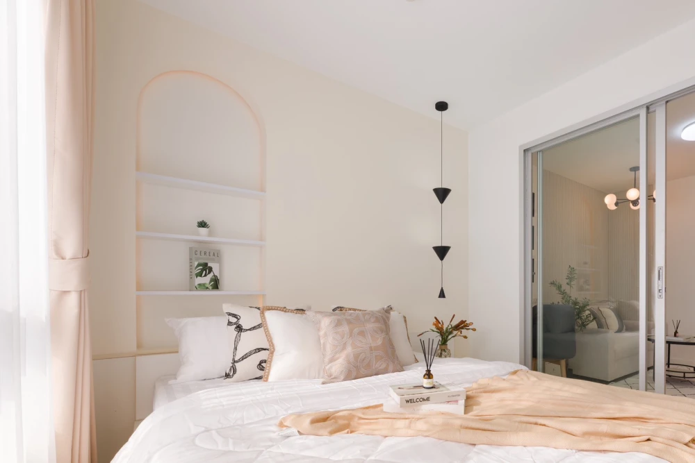 For sale: The Trust Residence Pinklao, a lovely room, fully furnished, ready to move in. Hurry and reserve now before it's too late.