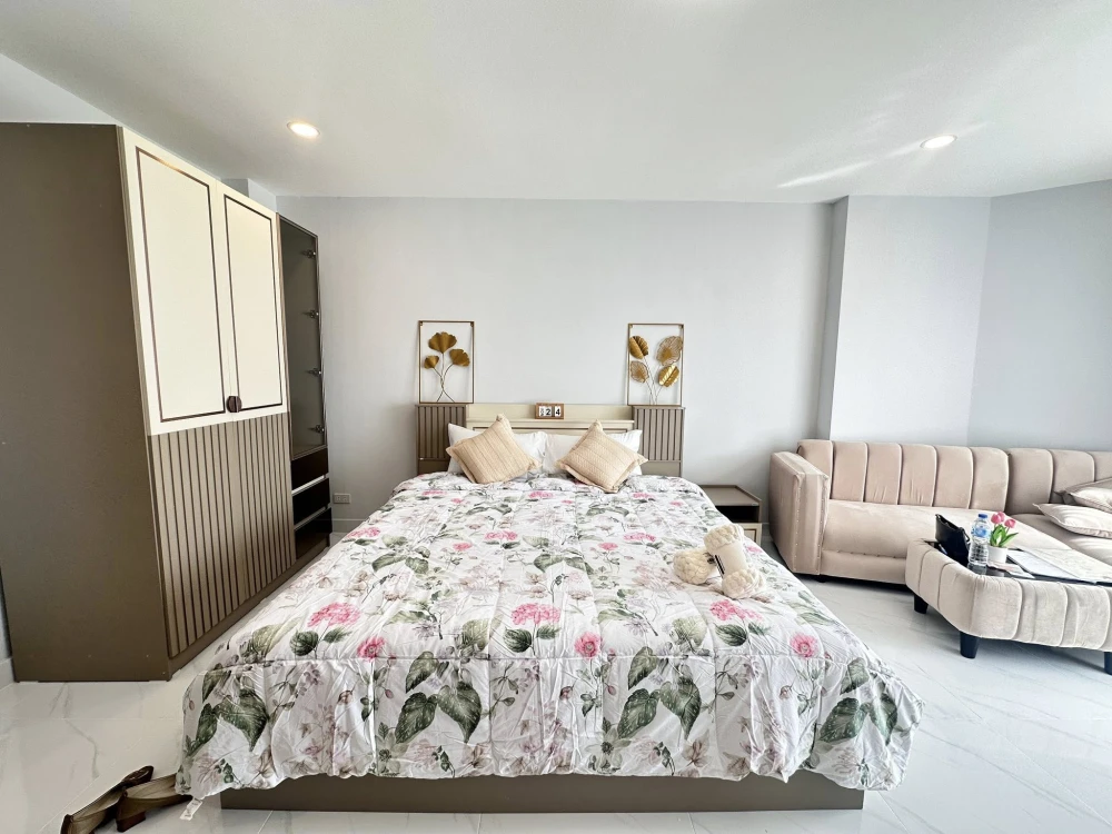 View Talay Jomtien Condominium 1-8 for sale, studio rooms, decorated in a theme, fully furnished, hurry and reserve now!