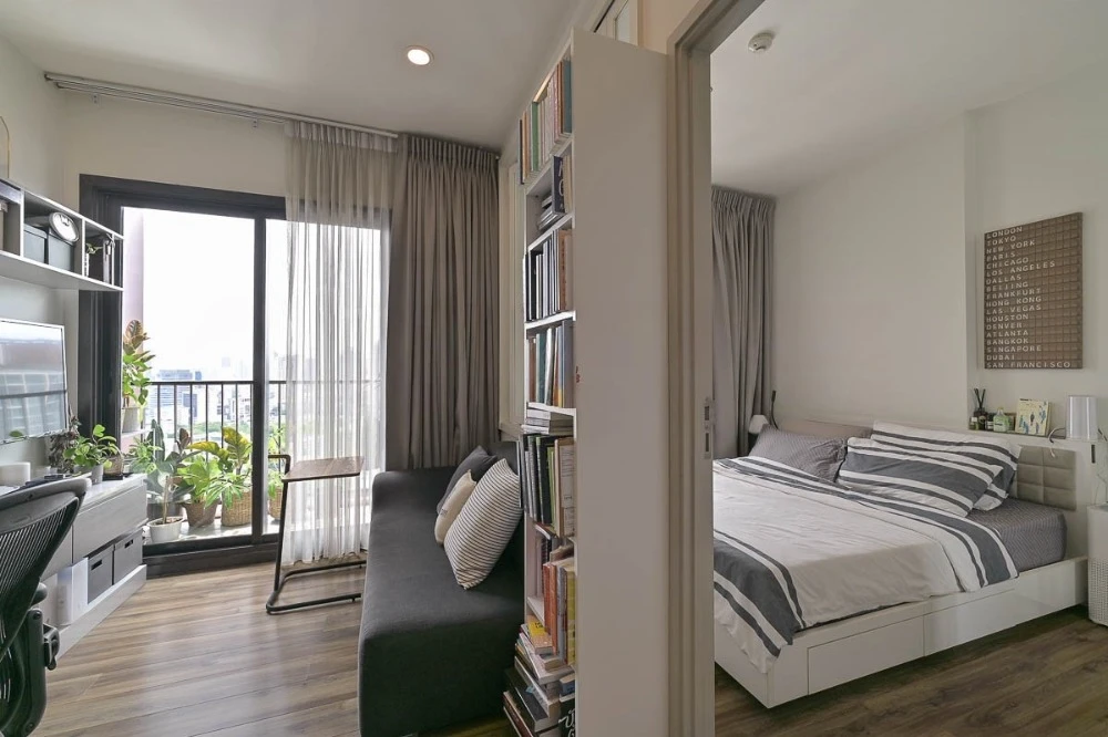 For sale: WYNE Sukhumvit 1 bedroom, 1 bedroom, decorated in a cool tone, comes with complete amenities, beautiful city view, reserve now.