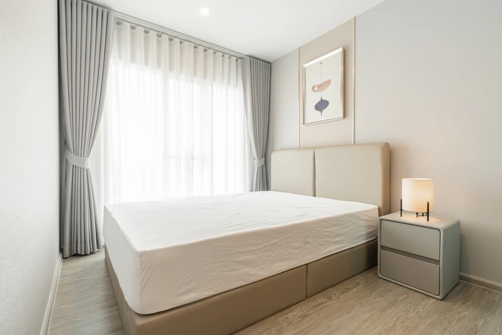 Condo for rent, Regent Home Bangna, 21st floor, view of Bang Krachao River bend, Chao Phraya River, fully furnished, ready to move in, come reserve no