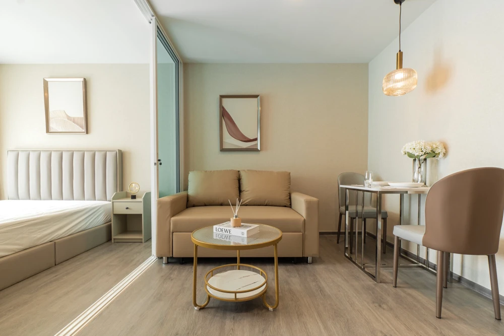 Condo for rent, Regent Home Bangna, furnished room, ready to move in, complete facilities, book now