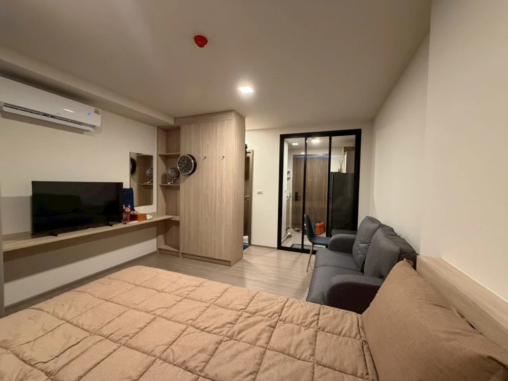 ✨Newly Renovated! For Rent: The Move Sukhumvit 107 | Studio 25sqm 2nd Fl. Fully Furnished & Ready to Move In!