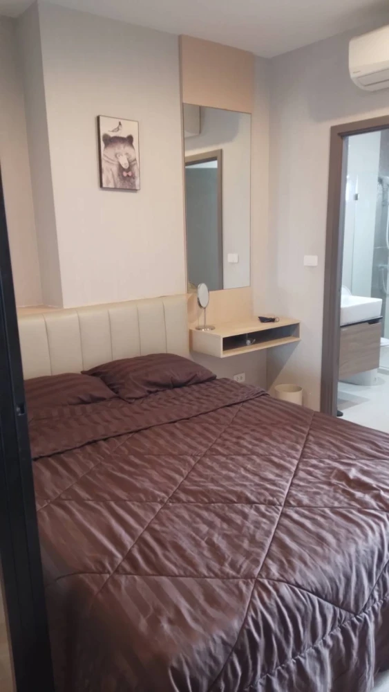 Condo for rent at Ideo Tha Phra Interchange Beautiful room, newly decorated, focusing on bright tones, comfortable living, you will regret it if you miss it.