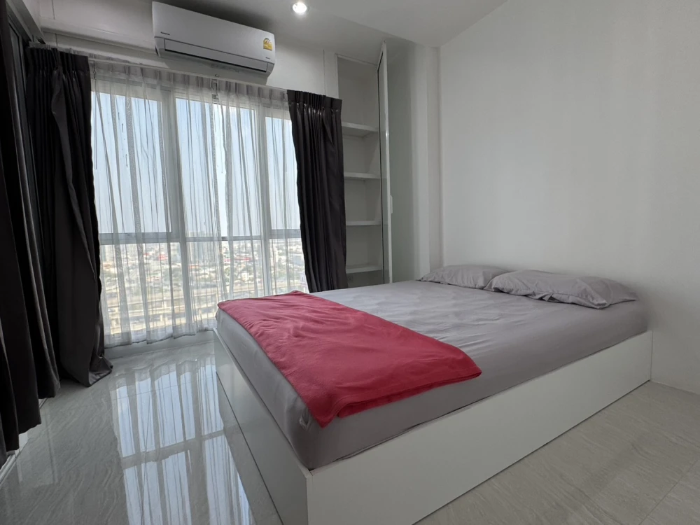For rent: The Key Chaengwattana, high floor, bright room, comfortable, airy, high view, don't just look.