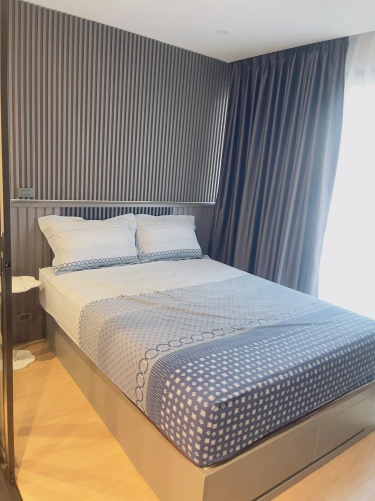 For rent, The Matt Sathorn-Tha Phra, room ready to move in, nice built-ins, nice to sleep in, good furniture, hurry and reserve now.