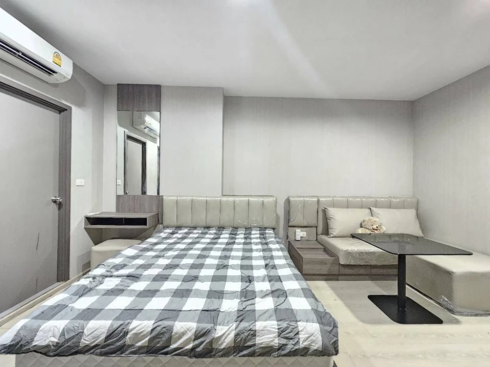 Condo for rent, luxury, next to MRT, beautiful view, high floor, fully furnished, ready to move in immediately, Ideo Tha Phra Interchange