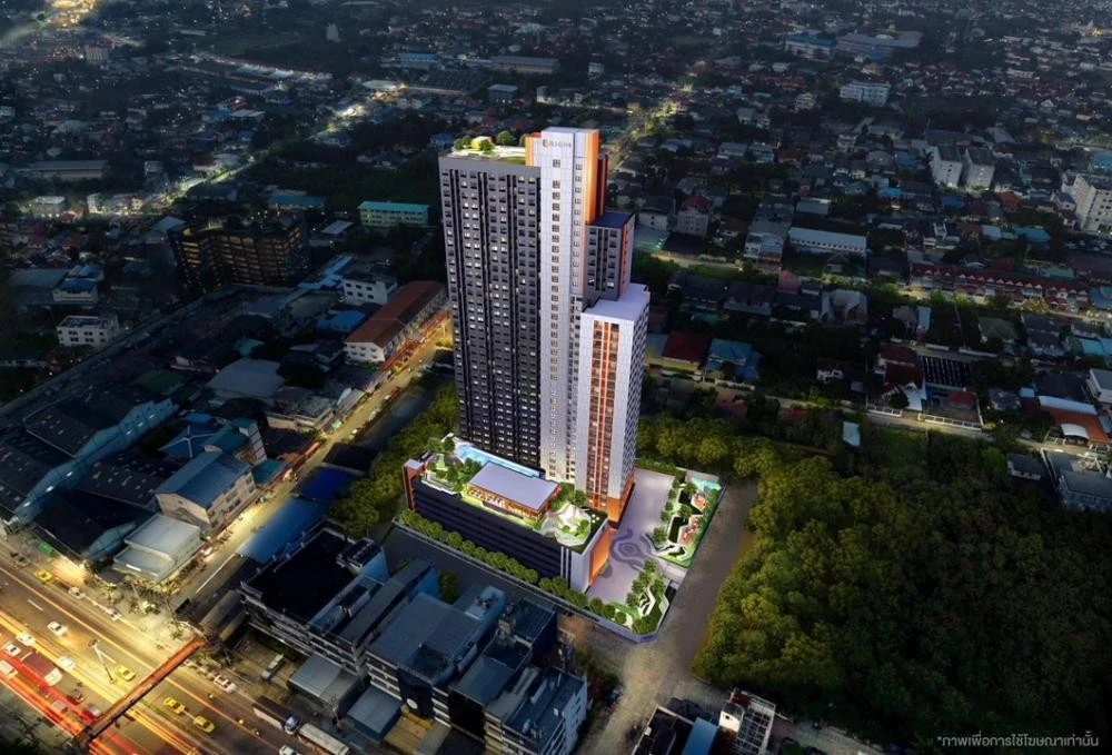 Condo for rent at The Origin Sukhumvit-Praksa, unfurnished unit, 11th floor, pool view. Amazing price! Book now!