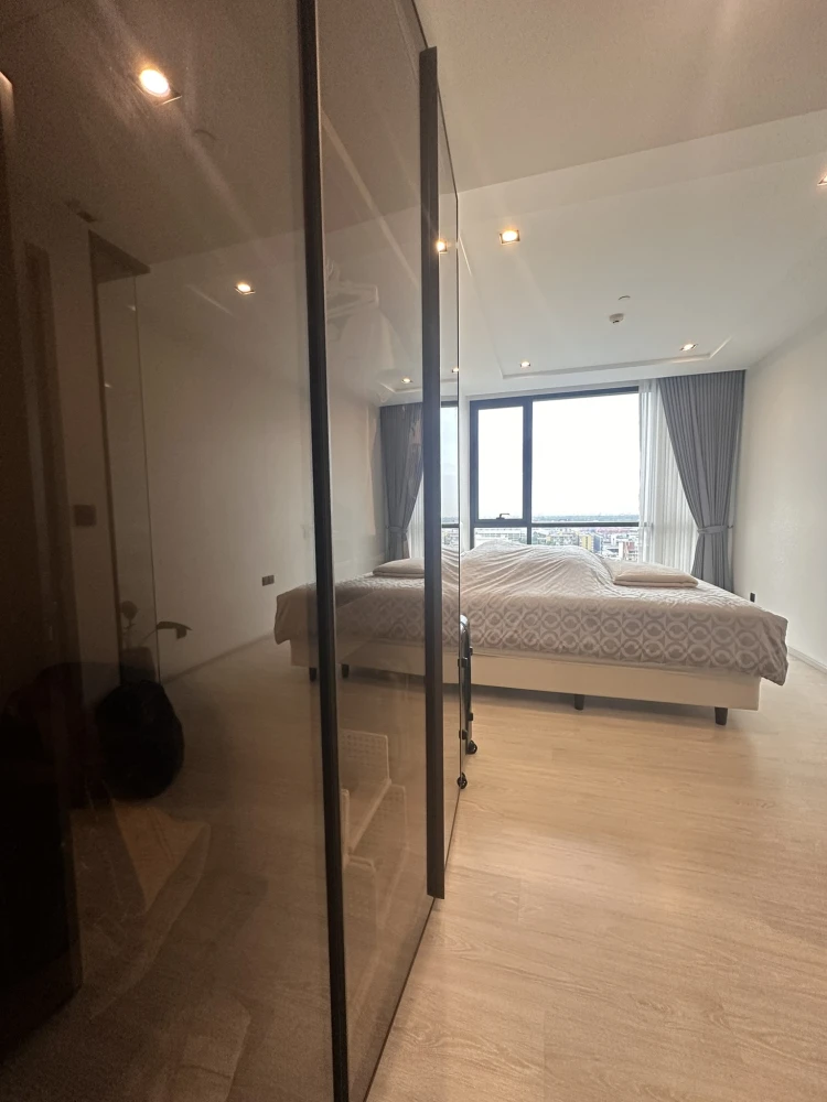 Condo for rent: The Room Sukhumvit 38, beautiful room, 15th floor, central garden floor, next to the garden, view of the garden and Chao Phraya River,