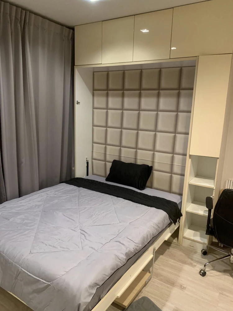 Urgently for rent: IDEO MOBI RAMA 9, studio room, 22nd floor, high view, fully furnished, electrical appliances. Come reserve today.