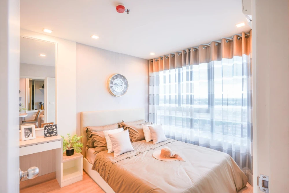 Condo for rent, Casa Bangyai, furnished room, ready to move in, complete facilities, hurry to reserve now.