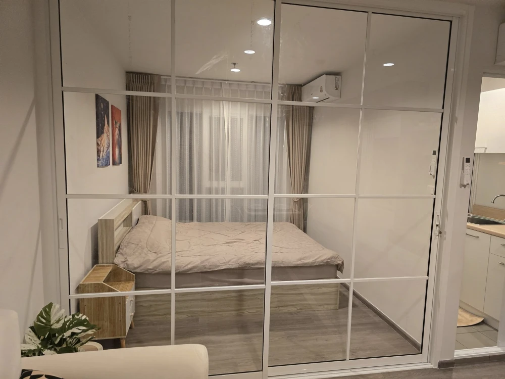 For rent: Regent Home Bangna, minimalist style room, complete here, hurry up and reserve today, don't wait.