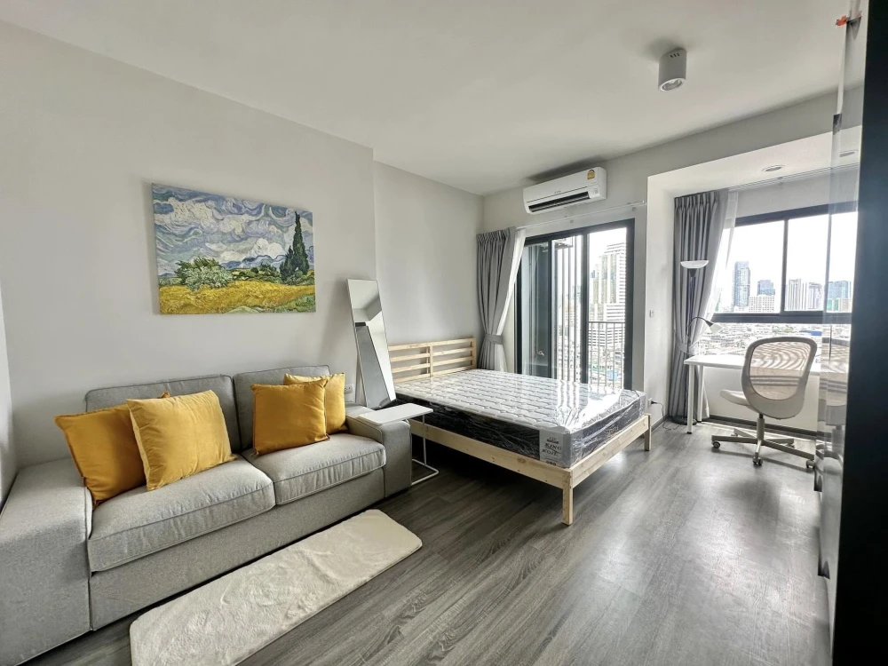 IDEO Chula Samyan for rent, ready to move in, 16th floor, view of ICONSIAM, great price, hurry and reserve now!