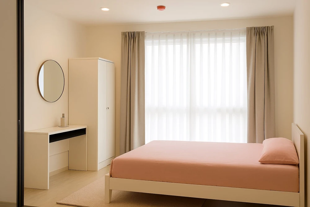 For rent: Ideo Mobi Wongsawang — Ready-to-move-in unit on the 8th floor, fully furnished with appliances. A prime location for modern living.